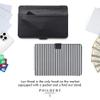 Philbert Danish Design 4-in-1 Laptop Sun Shade Lux Hood - Screen Shade, Privacy Screen, Heat Protection, Contrast Enhancement - Fits 15"-16 Laptops, Self-Standing Cover with Pocket - Striped view 3