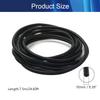 Aicosineg 24.61ft 2/5 Inch Split Wire Loom Tubing Corrugated Tube Polyethylene Hose Cover for Home Outdoor Automotive Marine Wire Harness Wrap Cover Sleeve Conduit-Black (1PCS) view 2