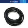 Aicosineg 24.61ft 2/5 Inch Split Wire Loom Tubing Corrugated Tube Polyethylene Hose Cover for Home Outdoor Automotive Marine Wire Harness Wrap Cover Sleeve Conduit-Black (1PCS) view 3