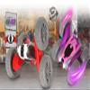 JAMARA 410176 SpinX Stunt Car, 2.4 GHz-4WD, Overcomes Almost Any Obstacle and Extreme Incendes, Also Drives on the Back, 360 Rotations, LED, Red/Black view 2