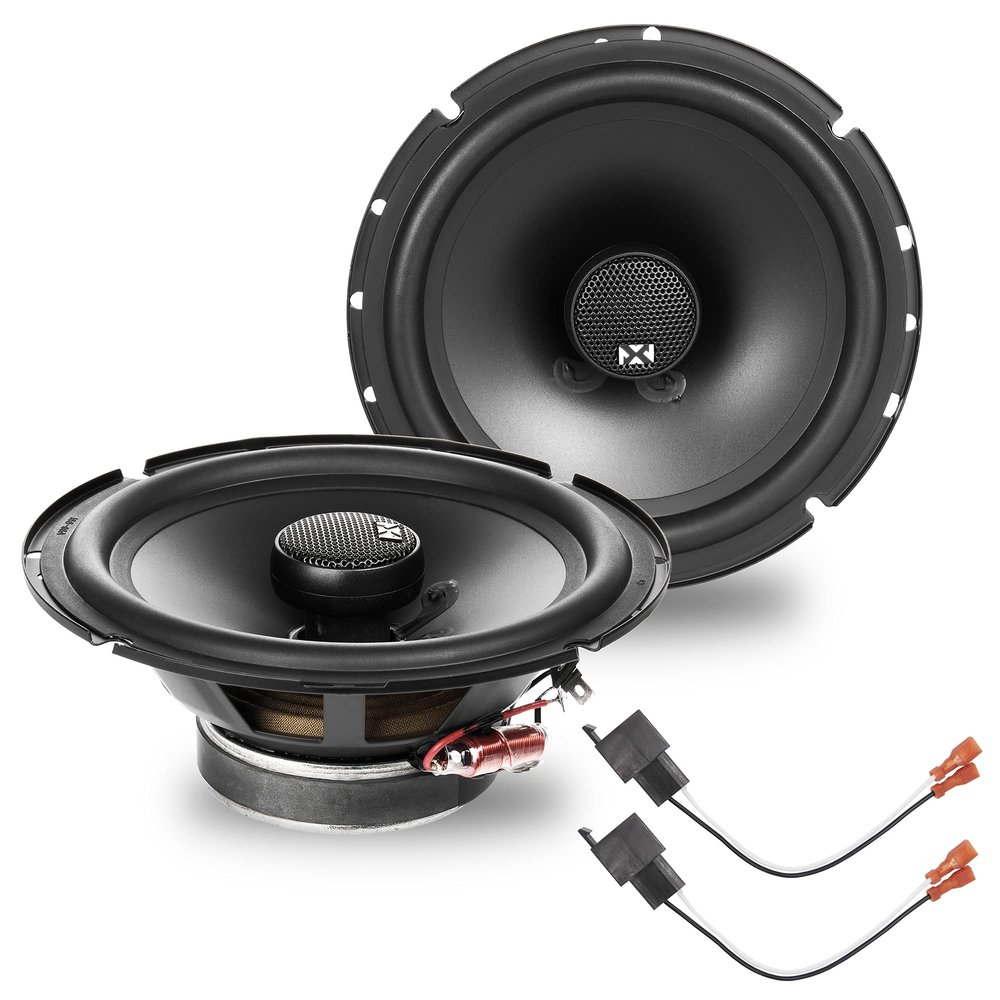 NVX Front Door Speaker Replacement Package for 96-00 GMC Savana Full Size Van