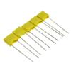 100pcs Polypropylene Safety Plastic Film 100V 1nF ~ 470nF 100nf 220nf 10nf 47nf 22nf 1nf 0.47uf 0.1uf Correction capacitor (33NF (333)) view 1