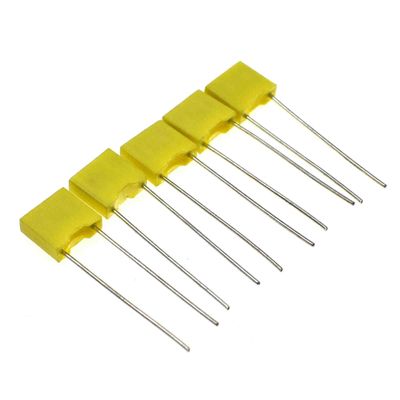 100pcs Polypropylene Safety Plastic Film 100V 1nF ~ 470nF 100nf 220nf 10nf 47nf 22nf 1nf 0.47uf 0.1uf Correction capacitor (82NF (823))