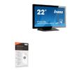 BoxWave Screen Protector Compatible with IIyama Prolite T2234MSC-B5X - ClearTouch Anti-Glare (2-Pack), Anti-Fingerprint Matte Film Skin view 1