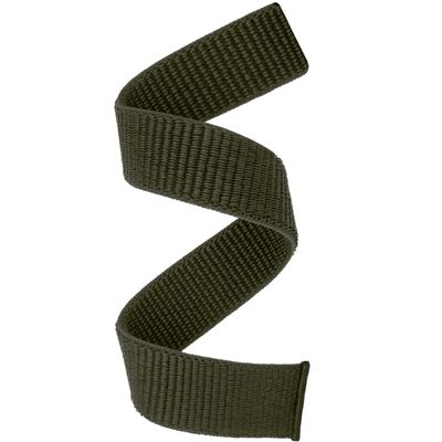 Abanen Hook and Loop Quick Dry Watch Band for Fenix 8 / epix Pro/Fenix 7/6/5 (47mm), 22mm Woven Nylon Ultralight Sport Wristband Strap for Garmin Instinct 2, Instinct 3 45mm (Dark Green)