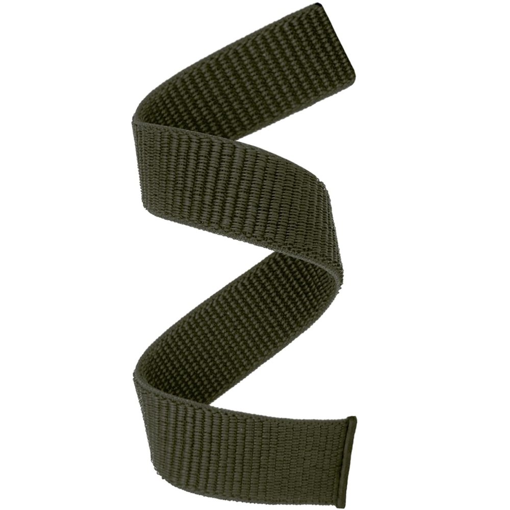 Abanen Hook and Loop Quick Dry Watch Band for Fenix 8 / epix Pro/Fenix 7/6/5 (47mm), 22mm Woven Nylon Ultralight Sport Wristband Strap for Garmin Instinct 2, Instinct 3 45mm (Dark Green)