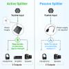 BlueRigger Digital Optical Audio Splitter (Active Toslink Splitter 1 in 3 Out, SPDIF, Fiber Optic Adapter) - Compatible with Home Theatre, Xbox, PS4, DVD, Receiver, TV, LPCM2.0, DTS, Dolby Digital view 3