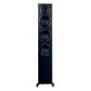 ELAC Uni-Fi Reference 3-Way 5-1/4" Floor Standing Speaker, Oak or Walnut Tower Speakers for Home Theater and Stereo System, Black Baffle with Walnut Sides - Single Speaker view 3