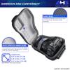AHG Accessory House Global EOS 7D 6D 5D Mark II III IV 5DS R EF hard camera case. Compatible with Canon EOS 7D 6D 5D Mark II III IV 5DS R EF 24-105mm f/4 F4 L IS EF 24-70mm f/2.8L II USM DSLR LENS view 3