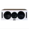 ELAC Uni-Fi Reference 3-Way 5-1/4" Center Speaker, Oak or Walnut Center Speaker for Home Theater, White Baffle with Oak Sides view 2