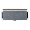 ELAC Uni-Fi Reference 3-Way 5-1/4" Center Speaker, Oak or Walnut Center Speaker for Home Theater, White Baffle with Oak Sides view 3