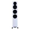 ELAC Uni-Fi Reference 3-Way 5-1/4" Floor Standing Speaker, Oak or Walnut Tower Speaker for Home Theater and Stereo System, White Baffle with Oak Sides view 1