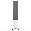 ELAC Uni-Fi Reference 3-Way 5-1/4" Floor Standing Speaker, Oak or Walnut Tower Speaker for Home Theater and Stereo System, White Baffle with Oak Sides view 4