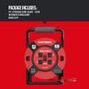 CRAFTSMAN Retractable Extension Cord Reel 1 Ft. with 4 Outlets, Cable Management & Heavy Duty 14AWG SJTW Cable view 3