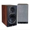 ELAC Uni-Fi Refrence 3-Way 6-1/2" Bookshelf Speakers, Walnut with Black Baffle for Home Theater and Stereo Systems view 1