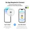 Popl XL Digital Business Card - Smart NFC Sign Sticker - Instantly Share Contact Info, Social Media, Payment, Apps & More - Compatible with iPhone and Android - Features NFC Tap & QR Scan (White) view 2