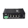 10Gtek Industrial IP40, 6-Port Gigabit Ethernet Switch (w/20-km SFP transceiver), G0204i, DIN-Rail Mount (Power Supply is not Included) view 1