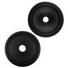 Jutagoss 6 inch Paper Speaker Cone Subwoofer Cones Drum Paper 1 inch Inner Diameter with Rubber Surround for Speaker 2Pcs view 1