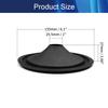 Jutagoss 6 inch Paper Speaker Cone Subwoofer Cones Drum Paper 1 inch Inner Diameter with Rubber Surround for Speaker 2Pcs view 2