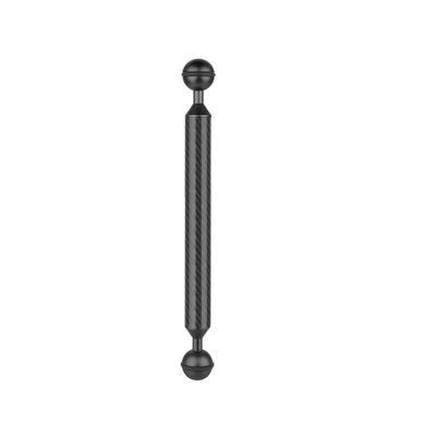 BGNing Diving Carbon Fiber 1inch Dual Ball Head Float Buoyancy Arm D20mm Camera Underwater Mount 5/6/7/8/9/10/11/12 Inch (10inch,Black)