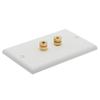 2 PACK 1 Gang 1.0 Speaker Banana Sound Box Wall Plate view 3