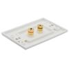2 PACK 1 Gang 1.0 Speaker Banana Sound Box Wall Plate view 4