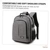 VALICLUD Small Travel Camera Backpack 1pc Camera Accessories Case Photography Bag Organizer Bag Shoulder Backpack Carrying Travel Accessory Box Outdoor Oxford Cloth view 3