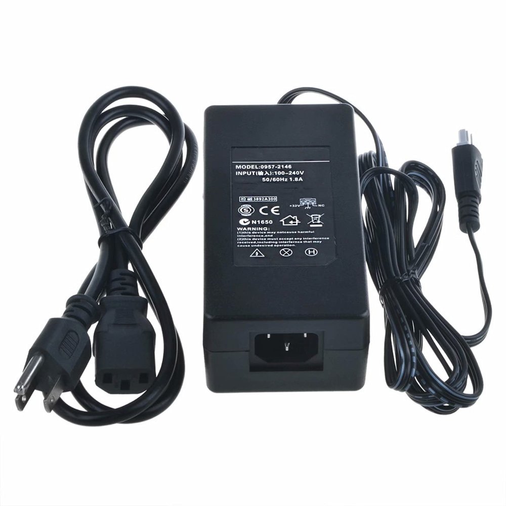 Digipartspower AC Adapter Charger Compatible with HP DeskJet OfficeJet Printer PSC 1315 5610 5510 Power