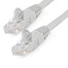 StarTech.com 25ft (7.6m) CAT6 Ethernet Cable - LSZH (Low Smoke Zero Halogen) - 10 Gigabit 650MHz 100W PoE RJ45 UTP Network Patch Cord Snagless w/Strain Relief - Gray CAT 6, ETL Verified (N6LPATCH25GR) view 1