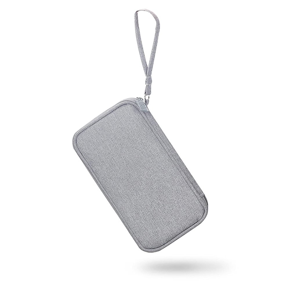 Sevenfly Electronic Organizer Travel Cable Organizer Bag Pouch Portable Multifunction Case for Cable Cord Charger Earphone,grey