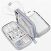 Sevenfly Electronic Organizer Travel Cable Organizer Bag Pouch Portable Multifunction Case for Cable Cord Charger Earphone,grey view 3