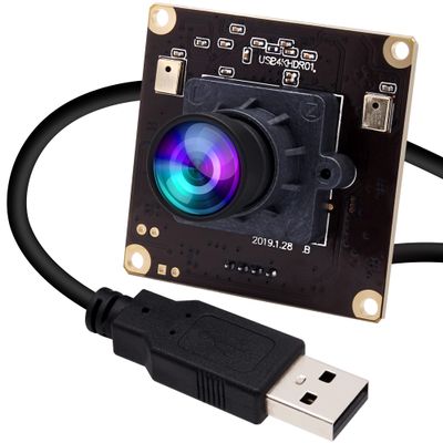 ELP 4K USB Camera for Computer & Rasp Pi - Dual Microphone, IMX317 Sensor, 8MP USB Security Camera