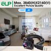 ELP 4K USB Camera for Computer & Rasp Pi - Dual Microphone, IMX317 Sensor, 8MP USB Security Camera view 3