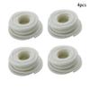 Aicosineg 4.92ft 8/9 Inch Non-Split Wire Loom Tubing Corrugated Tube Polyethylene Hose Cover for Home Outdoor Automotive Marine Wire Harness Wrap Cover Sleeve Conduit-White (4 PCS) view 2