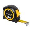 STABILA BM 100 Pocket Tape Measure 8 m Metric Scale Shatterproof ABS Housing Movable Start Hook Belt Clip MID Accuracy view 1