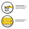 STABILA BM 100 Pocket Tape Measure 8 m Metric Scale Shatterproof ABS Housing Movable Start Hook Belt Clip MID Accuracy view 4
