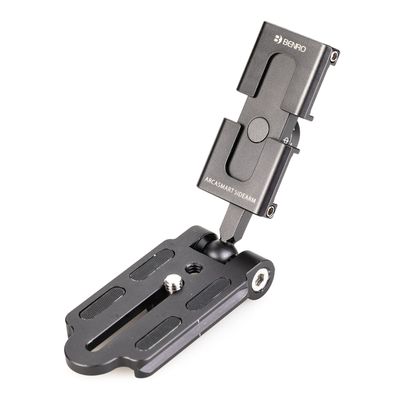 Benro Universal Arca-Swiss/-20 Side-Arm Clamp for Smartphones & Cameras Adjustable Phone and Camera Mount with Cold Shoe Accessory Mounts for Content Creation and Live Streaming (ACSMSA)