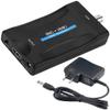 BNC to HDMI Video Converter Box,BNC Adapter with Audio for Security Cameras DVRs Supports 720P/1080P Output Audio Input 1080P Output HDCP Hook Security Camera DVRs Surveillance CVR AC1420 CCTV view 1