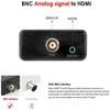 BNC to HDMI Video Converter Box,BNC Adapter with Audio for Security Cameras DVRs Supports 720P/1080P Output Audio Input 1080P Output HDCP Hook Security Camera DVRs Surveillance CVR AC1420 CCTV view 3