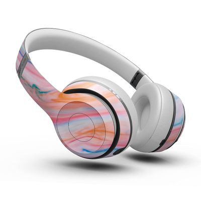 Design Skinz Magical Coral Marble V5 Skin Decal Vinyl Full-Body Wrap Kit Compatible with The Beats by Dre Studio 2 Remastered