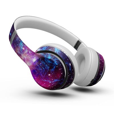 Design Skinz Bright Trippy Space Skin Decal Vinyl Full-Body Wrap Kit Compatible with The Beats by Dre Studio 2 Remastered