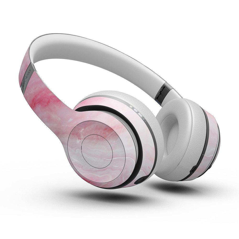 Design Skinz Marbleized Pink Paradise V6 Skin Decal Vinyl Full-Body Wrap Kit Compatible with The Beats by Dre Solo Pro