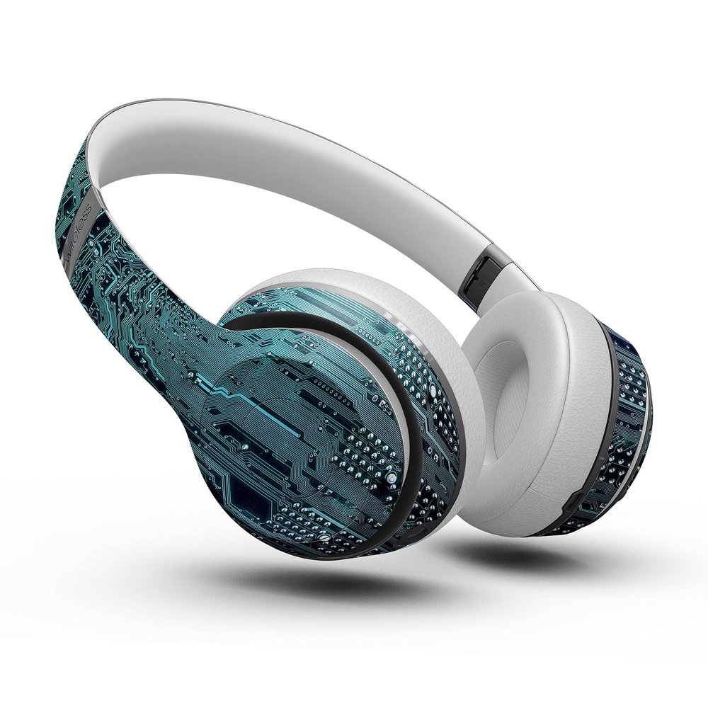 Design Skinz Electric Circuit Board V5 Skin Decal Vinyl Full-Body Wrap Kit Compatible with The Beats by Dre Studio 2 Remastered
