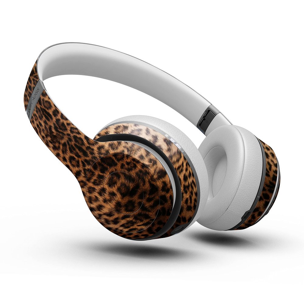 Design Skinz Mirrored Leopard Hide Skin Decal Vinyl Full-Body Wrap Kit Compatible with The Beats by Dre EP