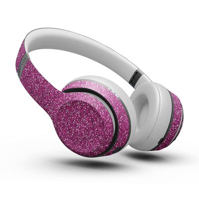 Design Skinz Sparkling Pink Ultra Metallic Glitter Skin Decal Vinyl Full-Body Wrap Kit Compatible with The Beats by Dre Pro