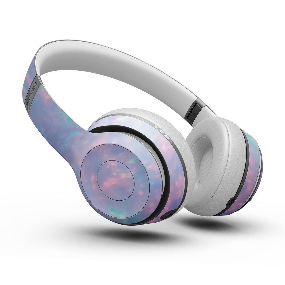Design Skinz Blurry Opal Gemstone Skin Decal Vinyl Full-Body Wrap Kit Compatible with The Beats by Dre Solo 2 (Wired)