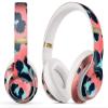 Design Skinz Leopard Coral and Teal V23 Skin Decal Vinyl Full-Body Wrap Kit Compatible with The Beats by Dre Studio 3 Wireless view 2