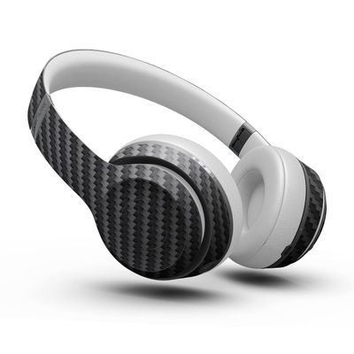 Design Skinz Textured Black Carbon Fiber Skin Decal Vinyl Full-Body Wrap Kit Compatible with The Beats by Dre Pro