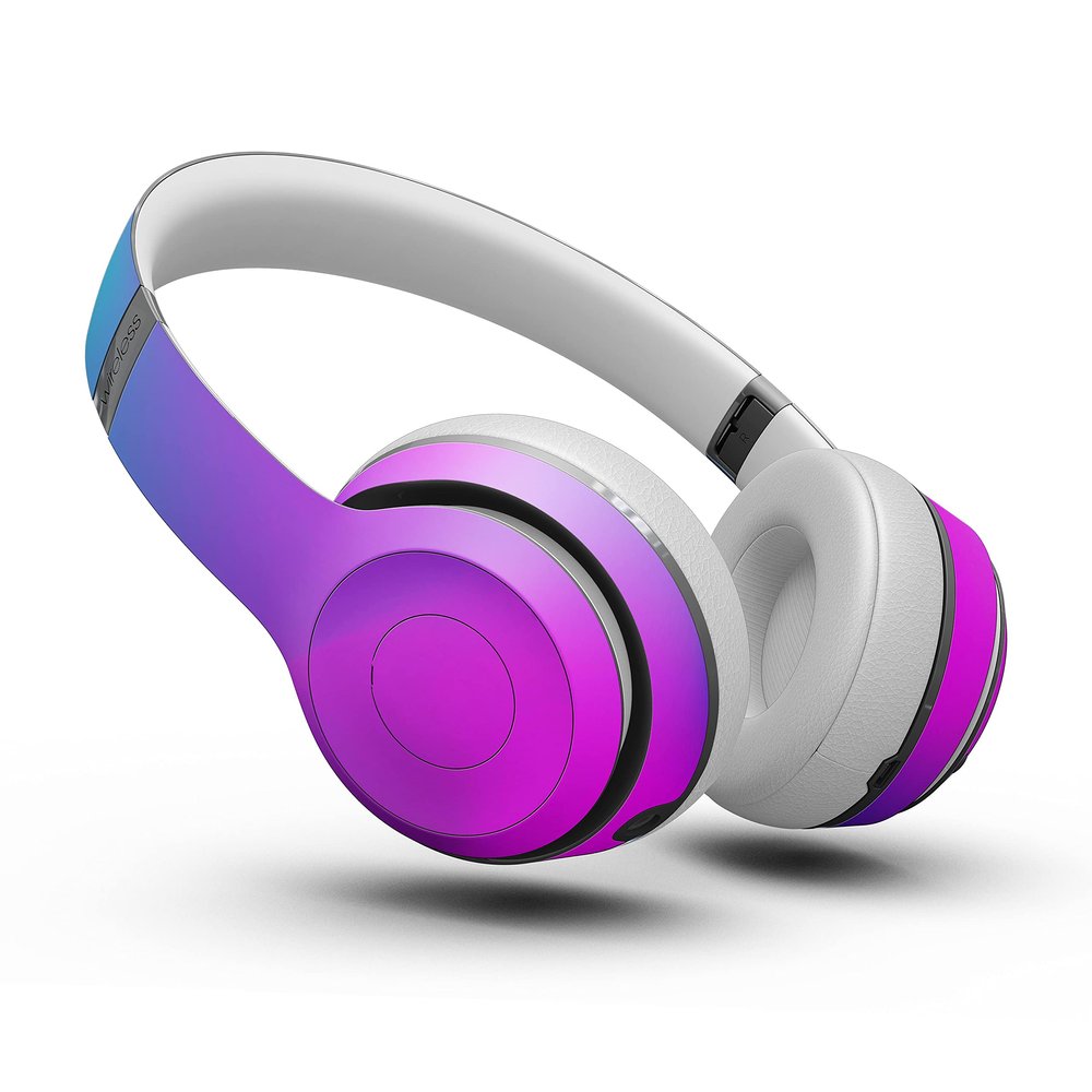 Design Skinz Neon Holographic V1 Skin Decal Vinyl Full-Body Wrap Kit Compatible with The Beats by Dre Studio (1st Generation)