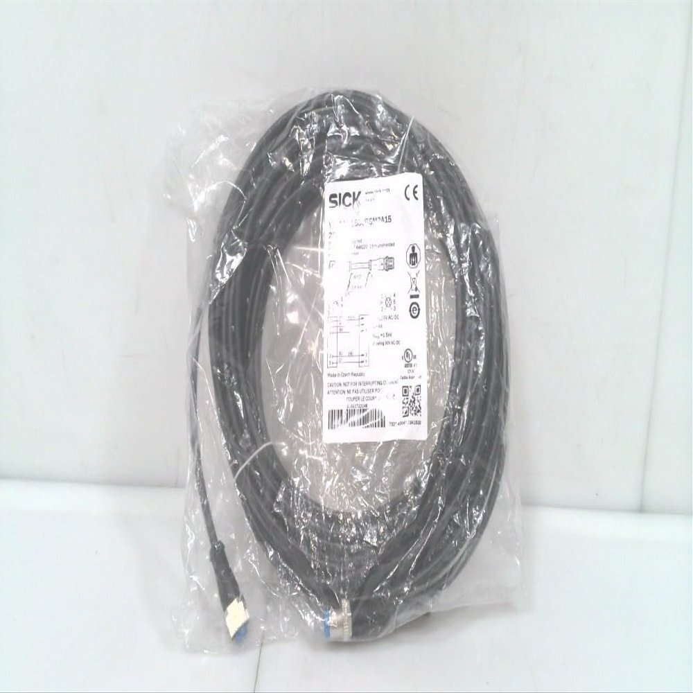 YF2A15-150UB5M2A15, Cordset, Str M12 F 5pos to Str M12 M 5pos, 5 Wire 15M, PUR Black